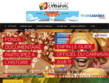 Tablet Screenshot of carnavaldeguadeloupe.com